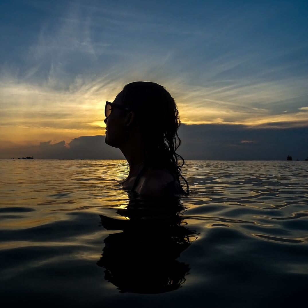 Sunset Koh Tao best beach on Koh Tao