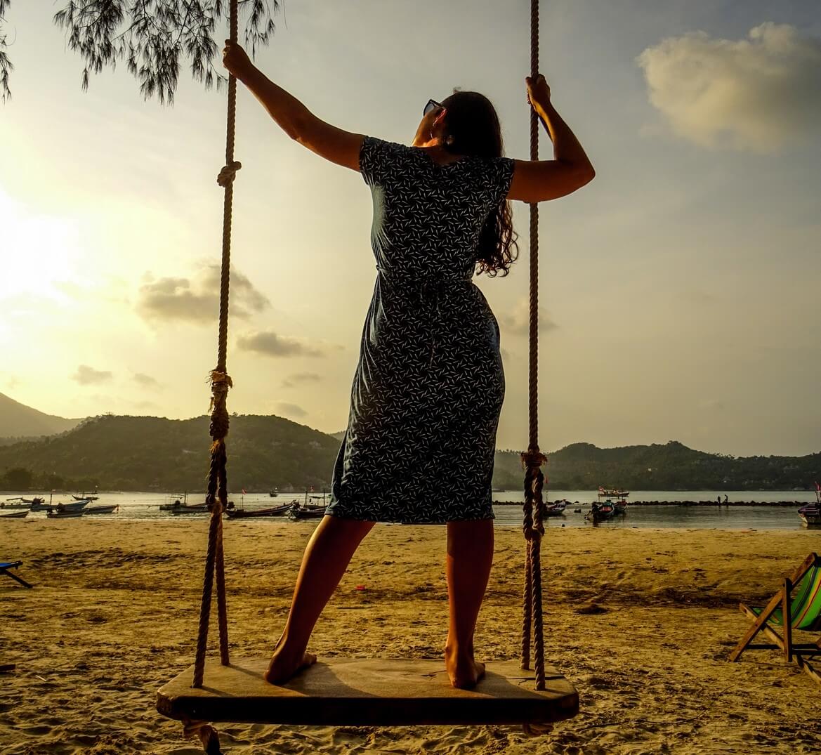 Thong Nai Pan Yai beach swing