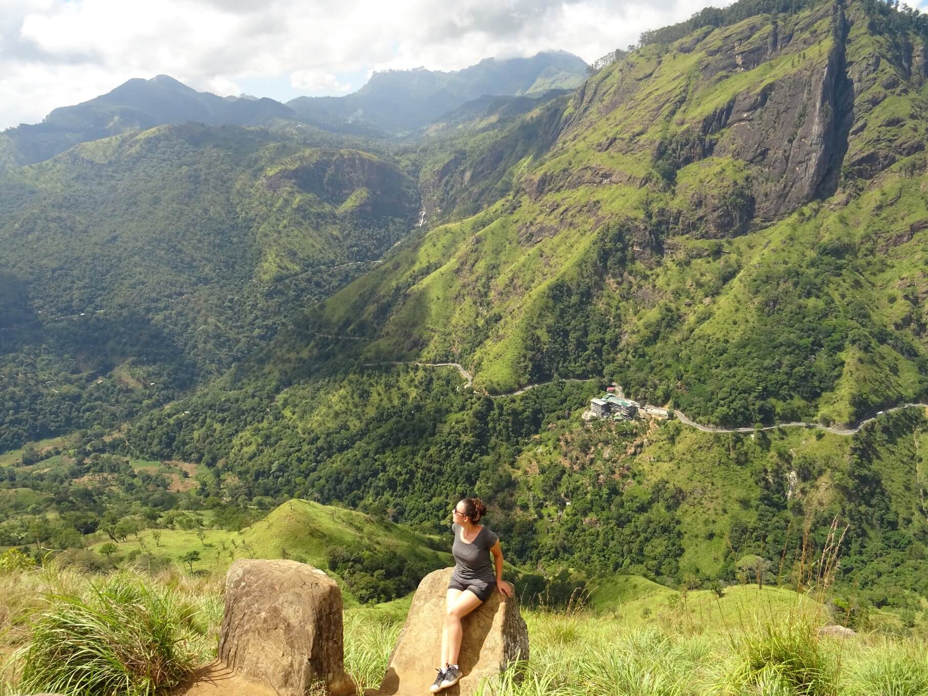 View From Little Adam's Peak in Sri Lanka