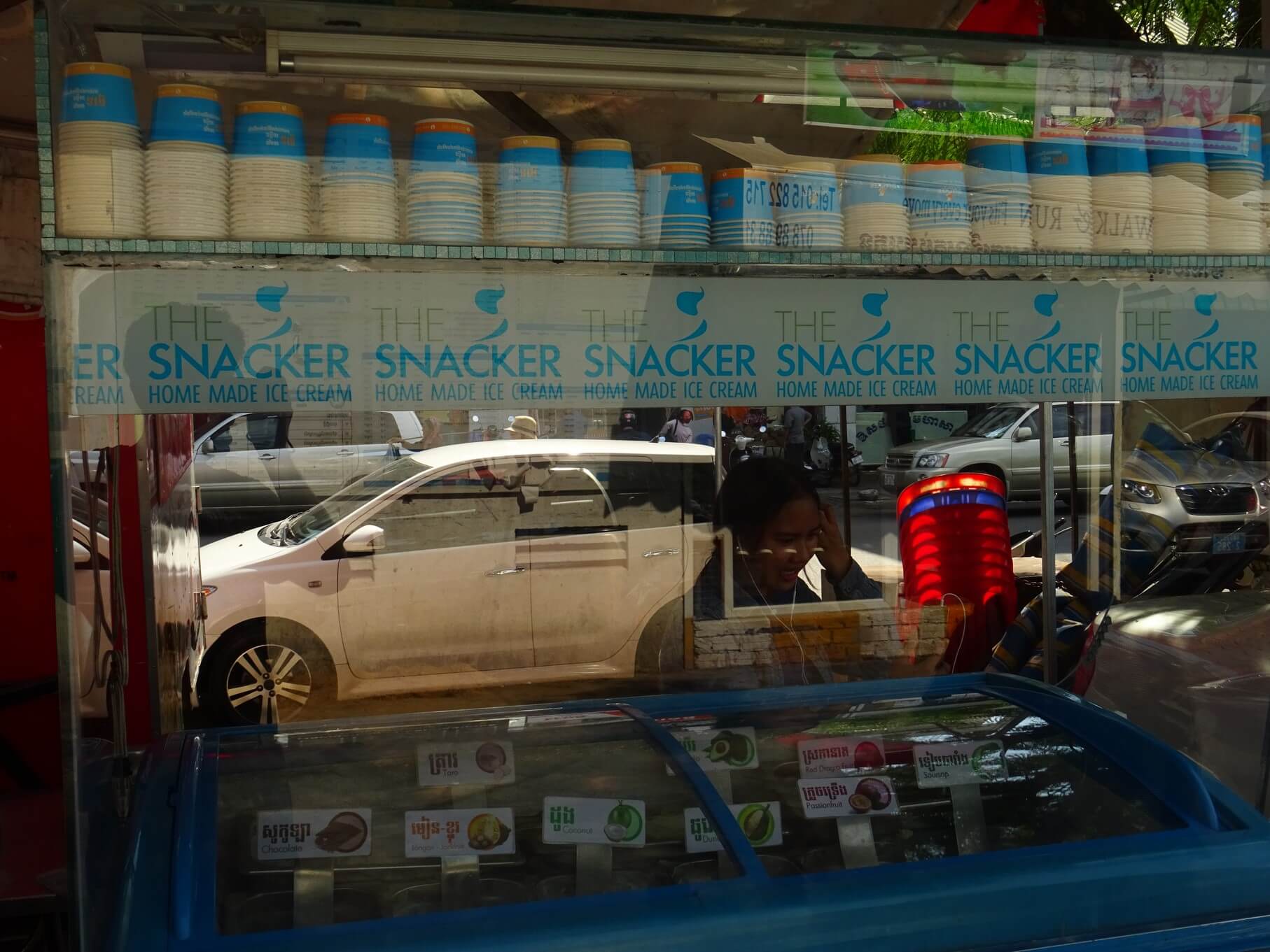 The Snacker Ice Cream in Phnom Penh