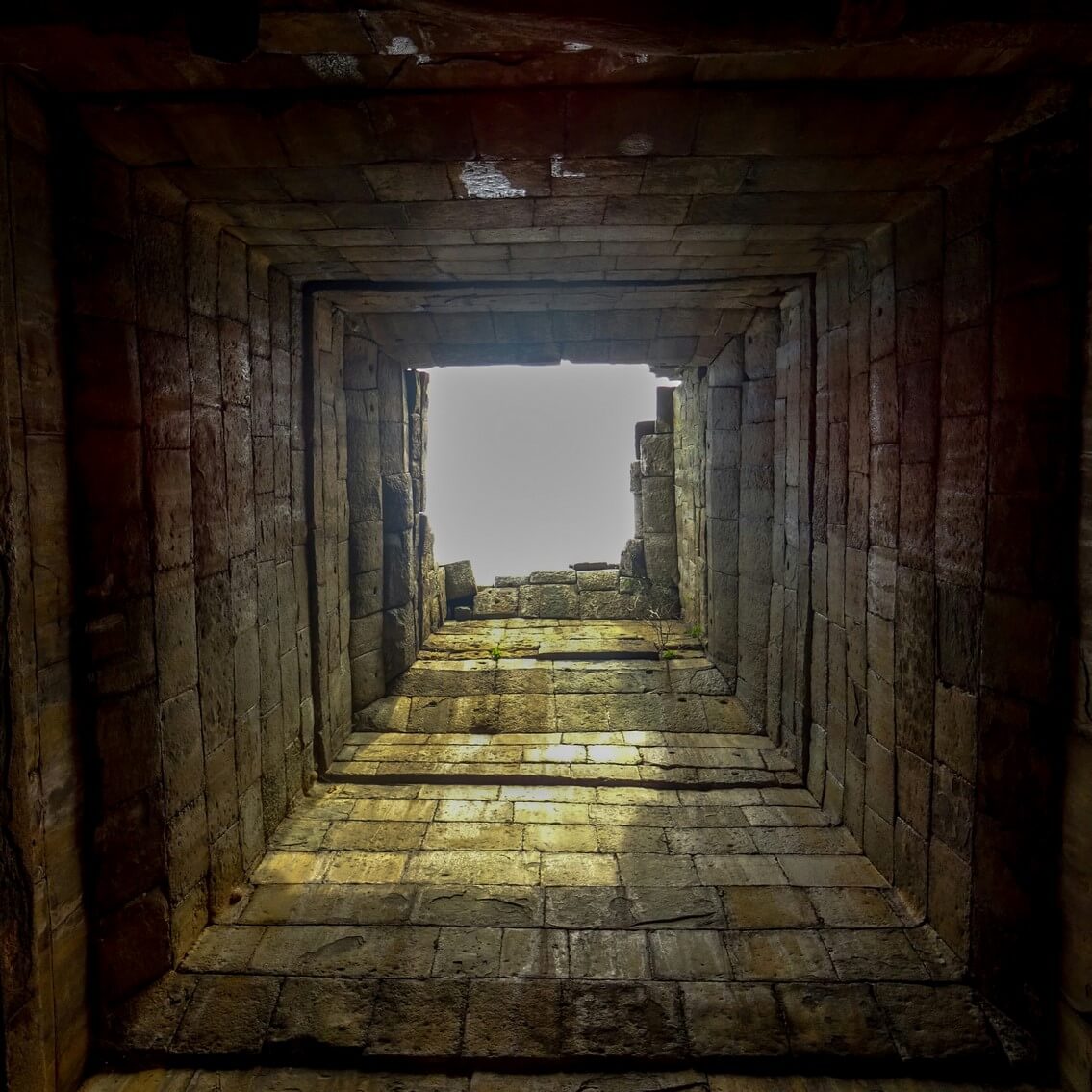 Inside tower Angkor Wat