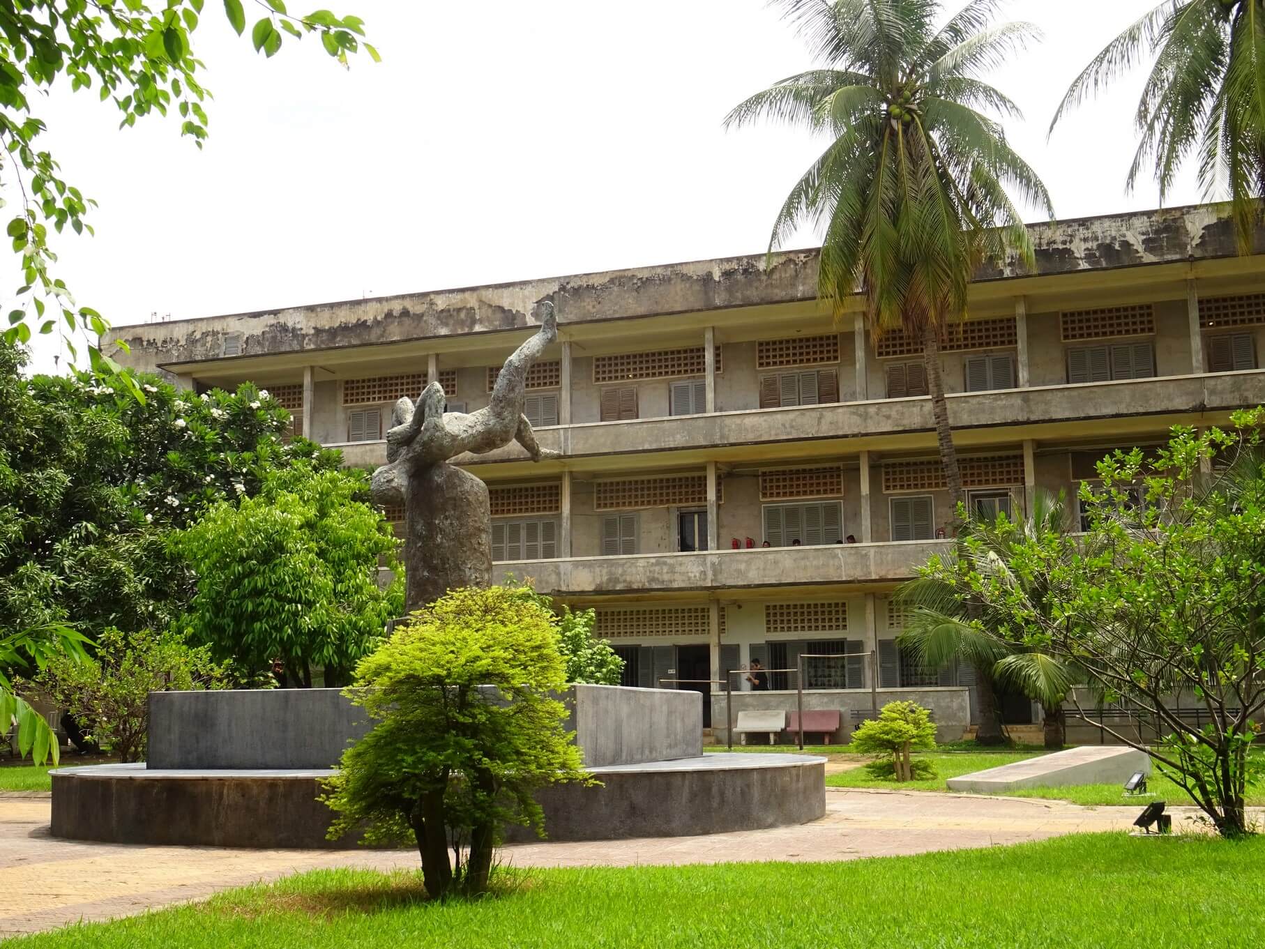 One of the buildings at Tuol Sleng Genocide Museum